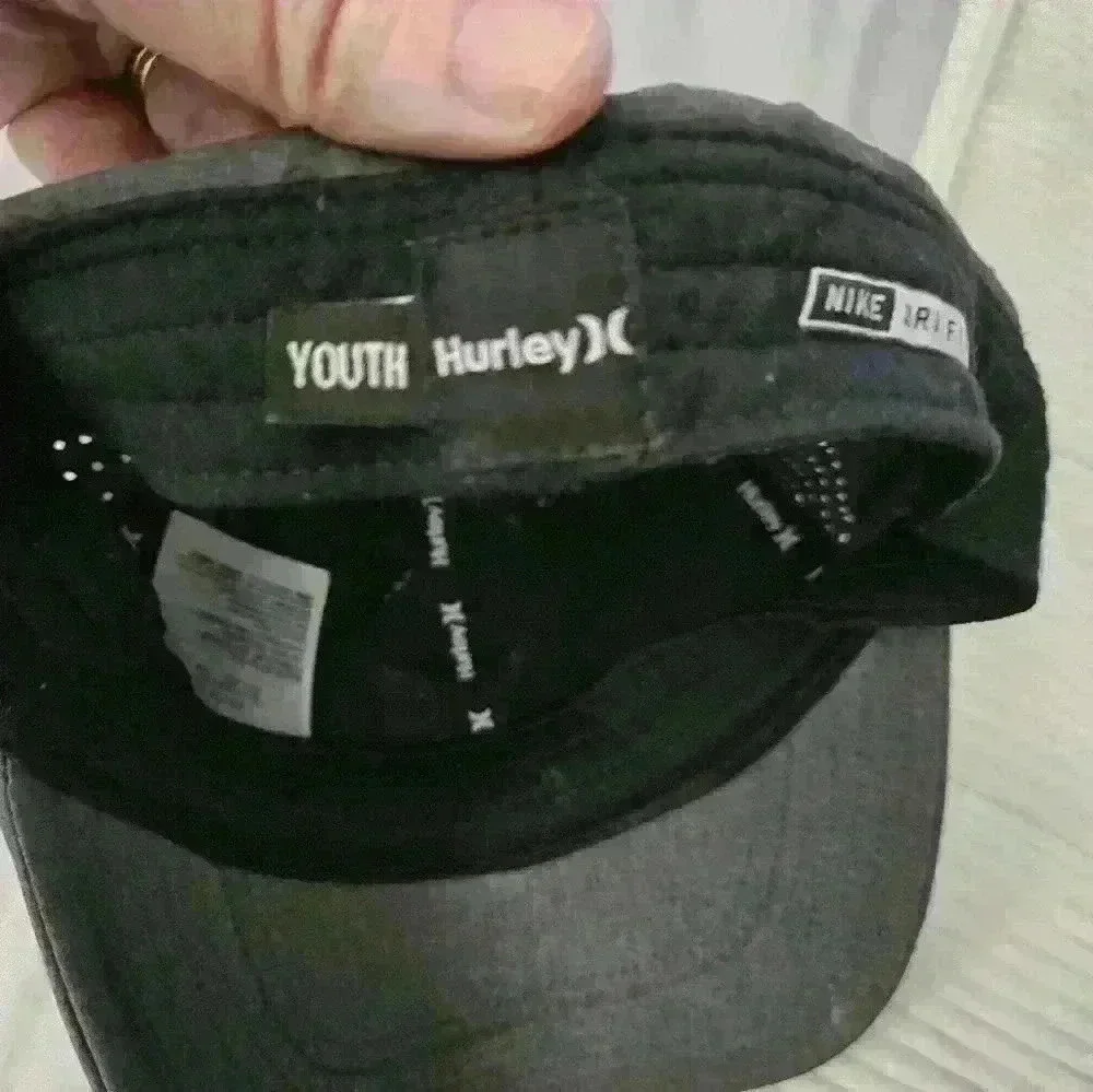 Hurley Baseball Cap.  Gray. Size says youth.